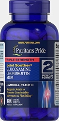 Glukozamina Chondroityna MSM, Puritan's Pride,180 tabletek